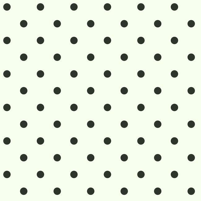 Dots on Dots Wallpaper Wallpaper Magnolia Home Double Roll Black/White 