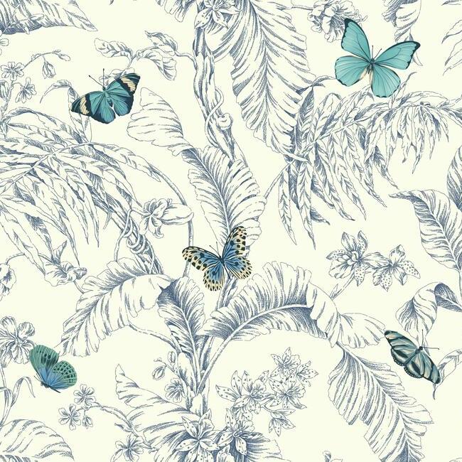 Papillon Wallpaper Wallpaper Ashford House