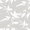 Persimmon Leaf Wallpaper Wallpaper Ronald Redding Designs Double Roll Light Grey 