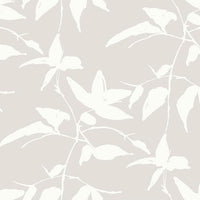Persimmon Leaf Wallpaper Wallpaper Ronald Redding Designs Double Roll Beige 
