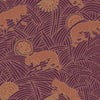 Tibetan Tigers Wallpaper Wallpaper Ronald Redding Designs Double Roll Red/Orange/Gold 
