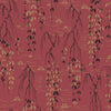 Willow Branches Wallpaper Wallpaper Ronald Redding Designs Double Roll Red/Black/Gold 