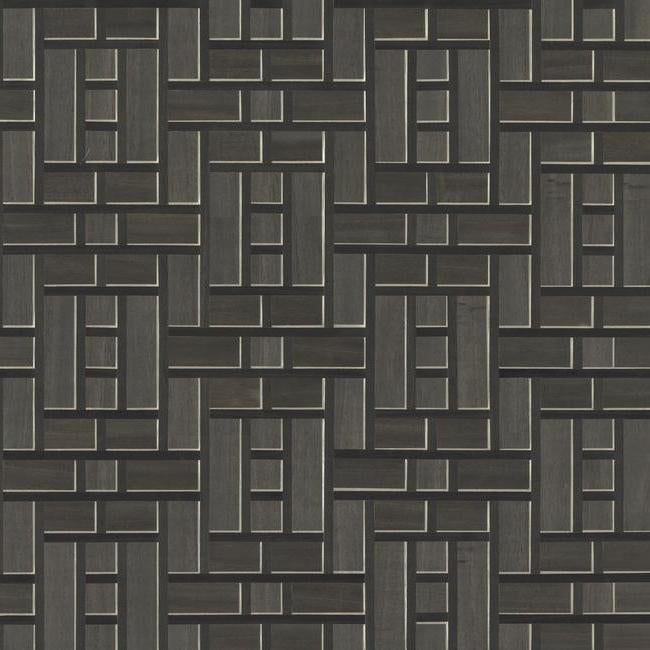 Teahouse Panel Wallpaper Wallpaper Ronald Redding Designs Yard Black 