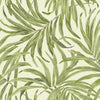 Bali Leaves Wallpaper Wallpaper Ashford House Double Roll Pearl/Sage 