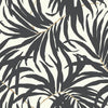Bali Leaves Wallpaper Wallpaper Ashford House Double Roll Black/Gold 