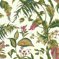 Fiji Garden Wallpaper Wallpaper Ashford House Double Roll White/Brights 
