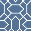 Modern Geometric Peel and Stick Wallpaper Peel and Stick Wallpaper RoomMates Roll Blue 