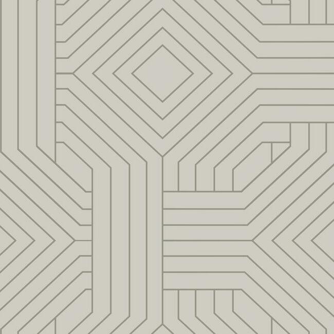 Diverging Diamonds Wallpaper Wallpaper Candice Olson Double Roll Mist Taupe 