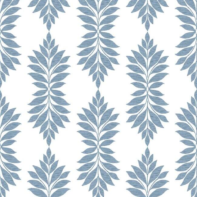 Broadsands Botanica Wallpaper Wallpaper York Double Roll Chambray 