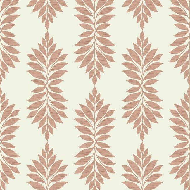 Broadsands Botanica Wallpaper Wallpaper York Double Roll Coral/Sand 