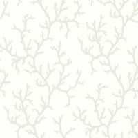 Coral Island Wallpaper Wallpaper York Double Roll White 