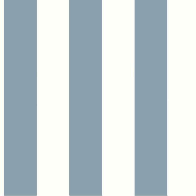 Awning Stripe Wallpaper Wallpaper York Double Roll Chambray 