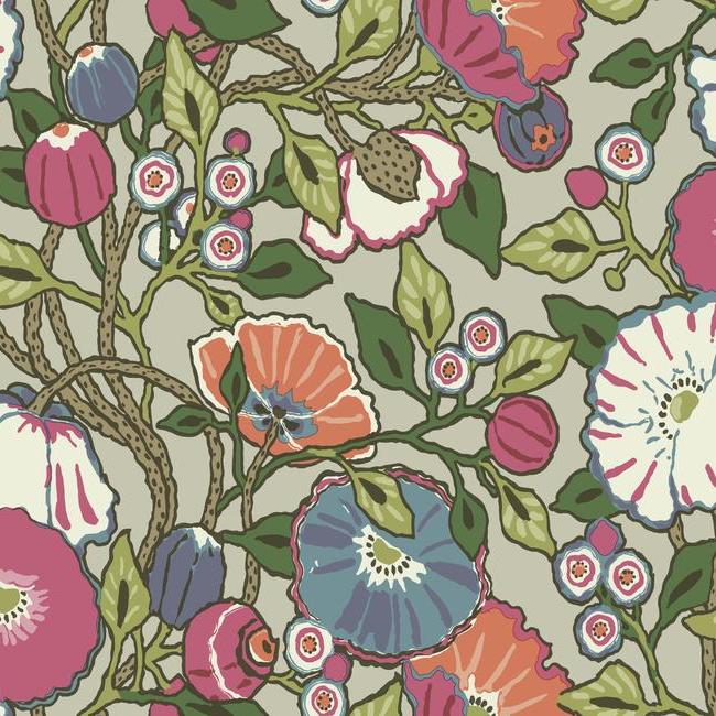 Vincent Poppies Wallpaper Wallpaper York Double Roll Brights 