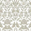 Botanical Damask Wallpaper Wallpaper York Double Roll Taupe 