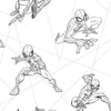 Spider-Man Fracture Wallpaper Wallpaper York Double Roll Black/Grey 
