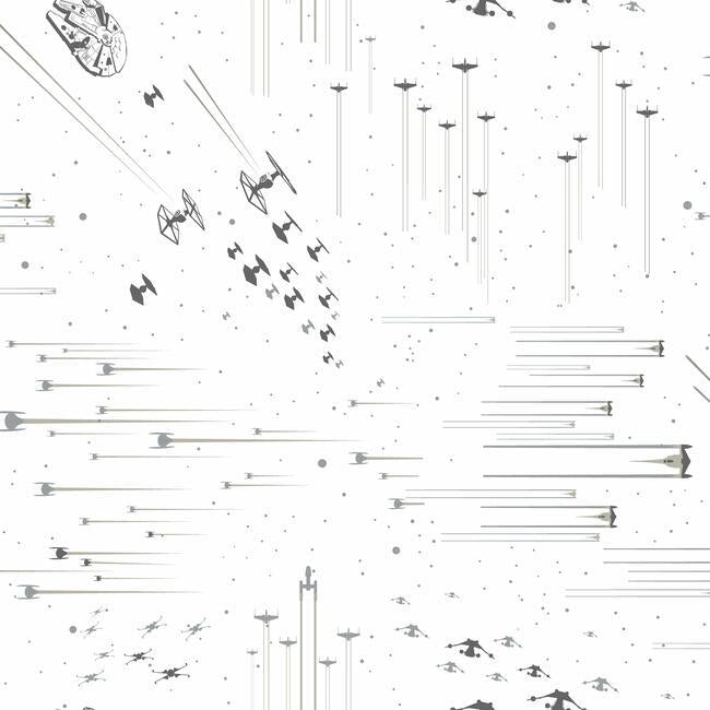 Star Wars: Galactic Battles Wallpaper Wallpaper York Double Roll Neutrals 