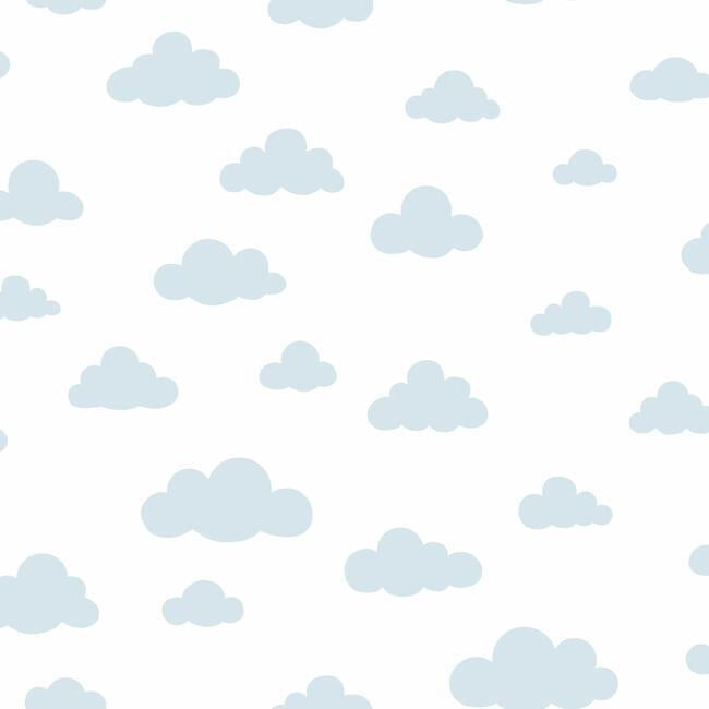 Disney Winnie the Pooh Cloud Wallpaper Wallpaper York Double Roll Bluish Grey 