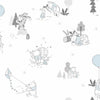 Disney Winnie the Pooh Playmates Wallpaper Wallpaper York Double Roll Neutral 