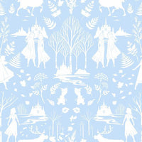 Disney Frozen 2 Nordic Wallpaper Wallpaper York Double Roll Blue 