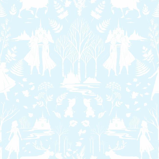 Disney Frozen 2 Nordic Wallpaper Wallpaper York Double Roll Green 
