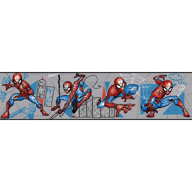 Spider-Man Fracture Wallpaper Border Wallpaper Border York Spool Original 