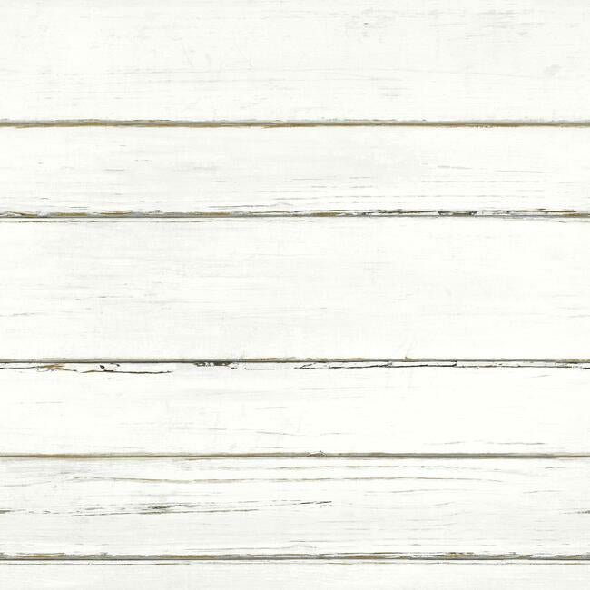 Shiplap Planks Wallpaper Wallpaper York Double Roll White 