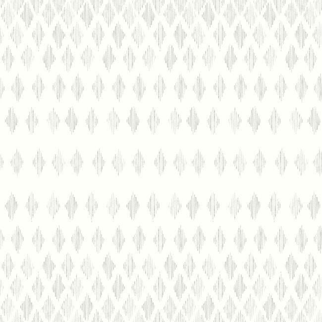 Diamond Ombre Wallpaper Wallpaper York Sample Linen/White