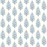 Paisley On Calico Wallpaper Wallpaper York Double Roll Blue 