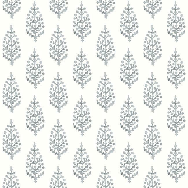 Paisley On Calico Wallpaper Wallpaper York Double Roll Grey 