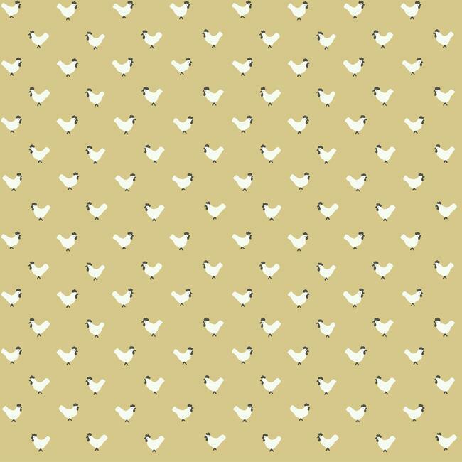 Roost Wallpaper Wallpaper York Double Roll Yellow 