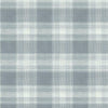 Woven Buffalo Check Wallpaper Wallpaper York Double Roll Blue 