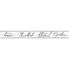 Let's Stay Home Wallpaper Border Wallpaper Border York Spool Black/White 