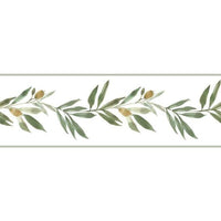 Olive Branch Wallpaper Border Wallpaper Border York Spool Green 