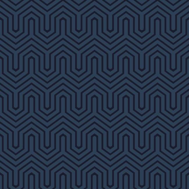 Labyrinth Wallpaper Wallpaper York Double Roll Blue 