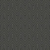 Labyrinth Wallpaper Wallpaper York Double Roll Black 