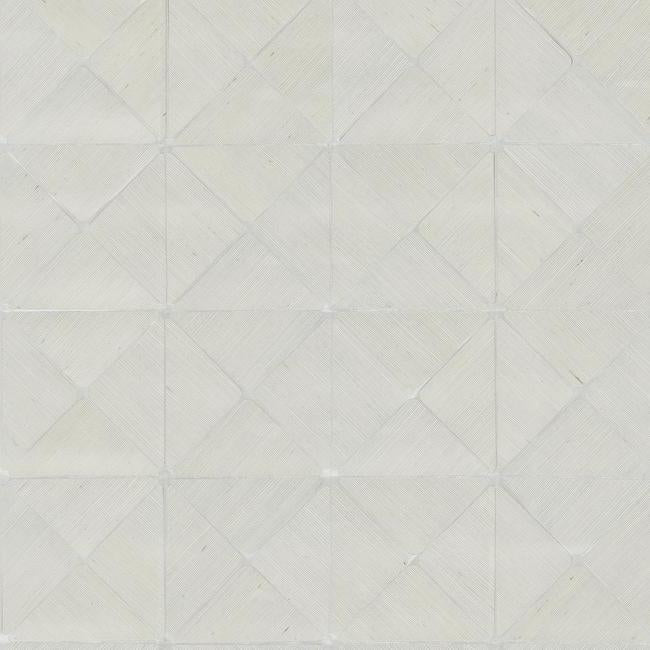 Dazzling Diamond Sisal Wallpaper Wallpaper York Double Roll White/Silver 