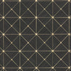 Dazzling Diamond Sisal Wallpaper Wallpaper York Double Roll Black/Gold 