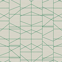 Modern Perspective Wallpaper Wallpaper York Double Roll Shamrock/Cream 