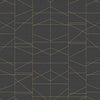 Modern Perspective Wallpaper Wallpaper York Double Roll Gold/Black 