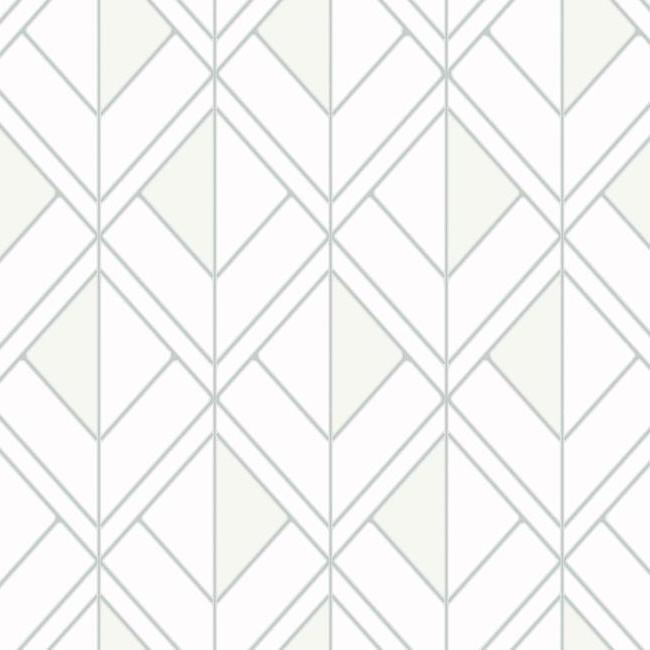 Diamond Shadow Wallpaper Wallpaper York Double Roll White/Grey 