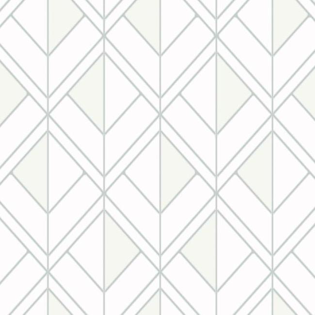Diamond Shadow Wallpaper Wallpaper York Double Roll White/Grey 