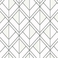 Diamond Shadow Wallpaper Wallpaper York Double Roll White/Black 