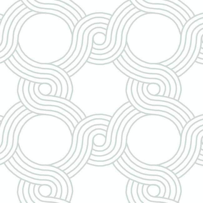 The Twist Wallpaper Wallpaper York Double Roll Grey 