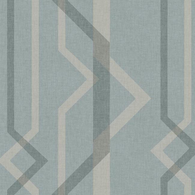 Shape Shifter Wallpaper Wallpaper York Double Roll Washed Denim 