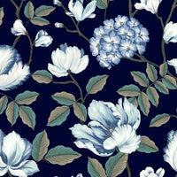 Morning Garden Wallpaper Wallpaper York Double Roll Navy 
