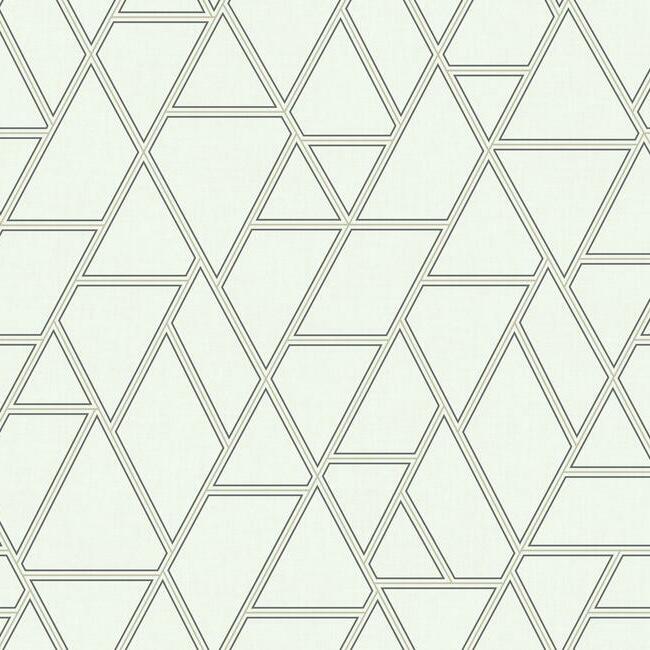 Pathways Wallpaper Wallpaper York Double Roll White/Grey 