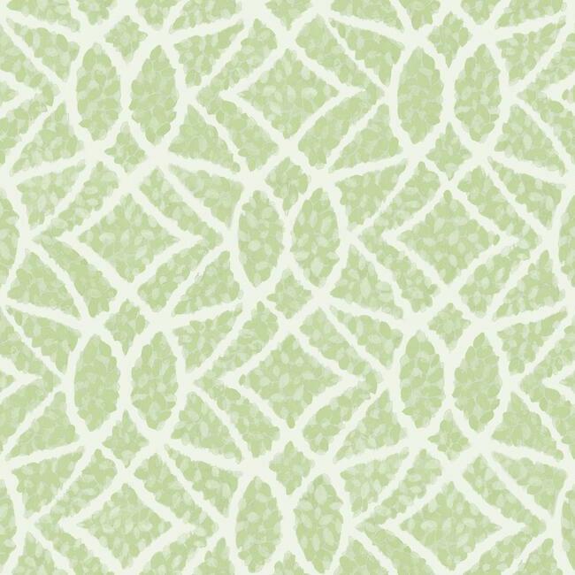 Boxwood Garden Wallpaper Wallpaper York Double Roll Light Green 