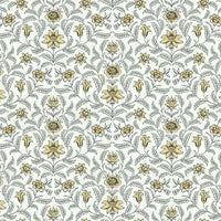 Vintage Blooms Wallpaper Wallpaper York Double Roll Yellow 
