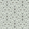 Vintage Blooms Wallpaper Wallpaper York Double Roll Grey 
