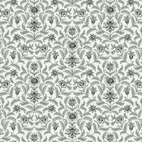 Vintage Blooms Wallpaper Wallpaper York Double Roll Grey 